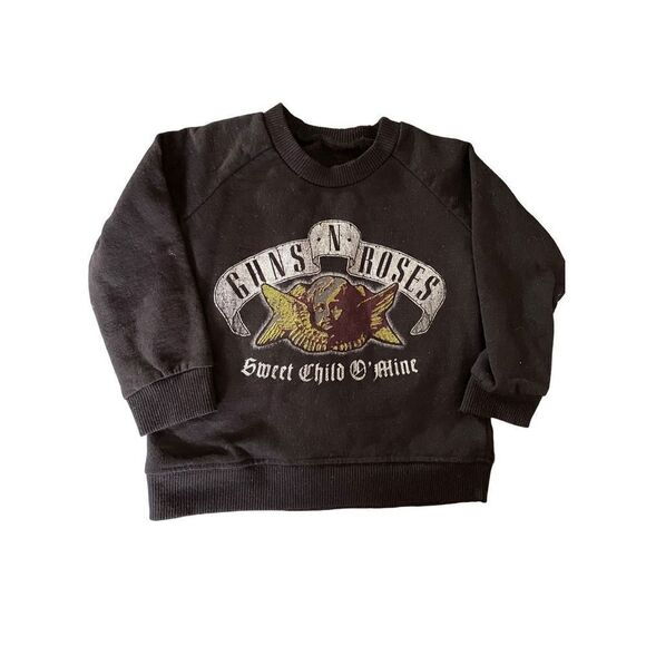 Guns N’ Roses infant black, sweet child of mine sweatshirt, 6/9 months - Picture 1 of 3